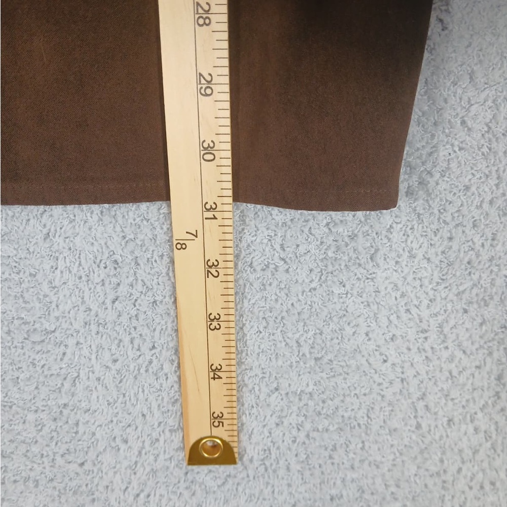 Westbound Brown Faux Suede Feel Longline Shirt Jacket Size XL - Picture 14 of 14